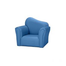 Famiholld - Children Single Sofa Kids Sofa Chair Bent Back -Blue - Blue