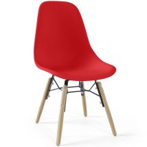 Children's Chair - Scandinavian Design - Wooden Legs - Skögur