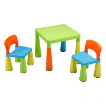 Liberty House Toys - Children's Table & Chairs Set - Multicoloured