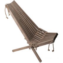Ecofurn - Chilienne en bois EcoChair Aulne gris