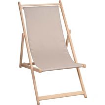 Jardin Prive - Chilienne en hêtre et tissu agrafé Monte Carlo
