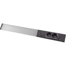 CHILITEC LED-Unterbauleuchte Arusha, EEK: F, 18 W, 1778 lm, 60 cm, schwarz