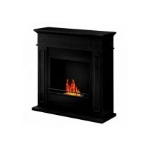 Chimenea de Bioetanol de Suelo Jefferson Negro L 89,5 x A90,5 x P28