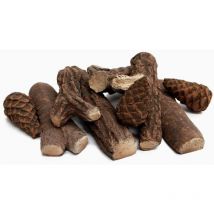 Divina Fire - Conjunto de 9 piezas de cerámica para chimenea de bioetanol