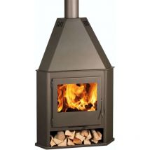 Panadero - Chimenea de rincon R7 Doble combustion 8kw a+