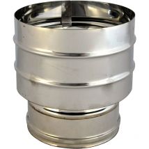 Chimenea Doble Pared 'Cortavientos' Ø 8/13 Cm