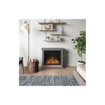 Tagu - chimenea electrica haguen gris