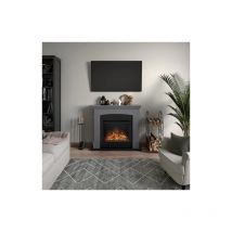 Tagu - chimenea electrica helmi gris