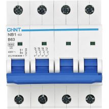 179727 Nb1-63 4p B13 6ka Db Leitungsschutzschalter 4polig 13 A 240 V, 415 V - Chint