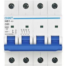 Chint 179751 Nb1-63 4p C6 6ka Db Leitungsschutzschalter 4polig 6 A 240 V, 415 V