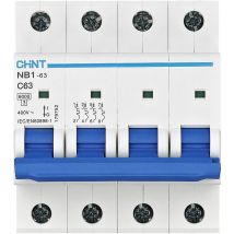 Chint - 179742 NB1-63 4P C16 6kA db Leitungsschutzschalter 4polig 16 a 240 v, 415 v