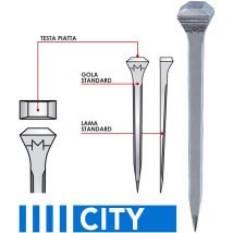 Chiodi Mondial per cavalli da passeggiata stile americano city: city 5 47,5 mm - da 250 pz