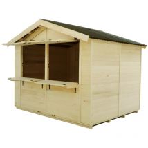 Gartenpro - Chiosco Casetta in Legno per Giardino 300x240 cm a Pannelli 20 mm