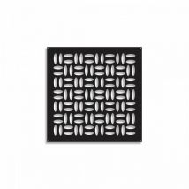 CHIPS - Pannello in PVC traforato - Parasole - Misura: 73x73 cm - Colore: nero