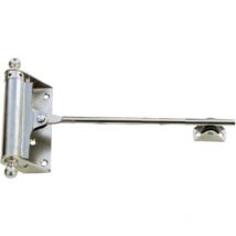 Spingiporta apriporta a molla Triumph n 3 acciaio nichelato spingi porta