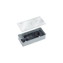 Chiudiporta a terra 7100 MAB mm 222x55x105 piastra inox forza 1 + fermo 90° MAB