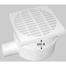Odem - chiusino con scarico laterale telescopico cm 11,5x11,5 - scarico ø mm 50