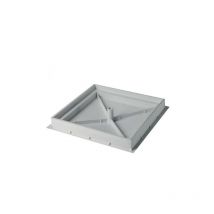 Chiusino pozzetto tombino in plastica sigillo porta pavimento cm. 40x40