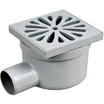 Cr Smart - chiusino sifonato 100X100 uscita laterale ø40