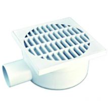 Chiusino sifonato con scarico laterale - cm.11,5x11,5 - ø mm.50