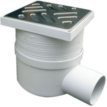 Chiusino sifonato telescopico con scarico laterale - cm.15x15