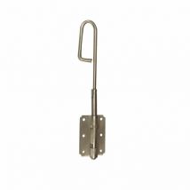 Chiusura a baionetta l. 300 x diametro Afbat da 14 mm, acciaio inossidabile spazzolato Afbat