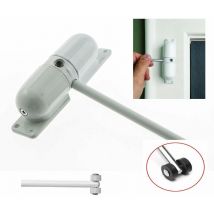 Chiusura a molla per porte (bianco).