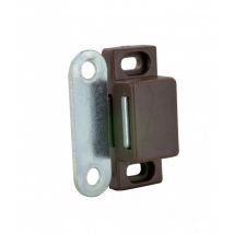 Chiusura magnetica marrone 2kg, 46x16x15 mm, 2 pezzi