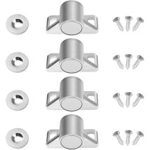 4 Pezzi Di Chiusure Magnetiche Per Mobili Da Cucina O Guardaroba (argento)