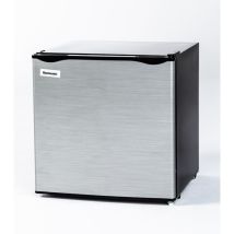 Ravanson – Réfrigérateur-congélateur compact inox gris 46L – Hauteur 48,5 cm, Largeur 47,5 cm, Classe E, 41 dB