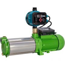 CHM - GmbH Kreiselpumpe Gartenpumpe Edelstahl Wasserpumpe mit Druckschalter 8400 L/h und 8,5 Bar