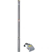 GmbH Pompe de puits 2,5 pouces 550 watts 8,2 bars 2700 L/h résistante au sable jusqu'à 5 - CHM