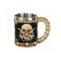 Chope Ornementation Tête De Mort. 12 Cm