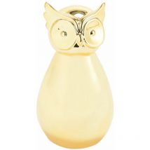 Chouette de décoration en dolomite Or