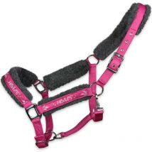 cob, Rose: Choux de cheval recouvert de fourrure douce et triple nylon modèle Joy