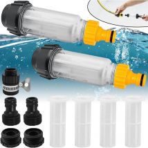 Choyclit - 11 Pcs Ensemble De Filtres Pour Nettoyeur Haute Pression, Filtre Nettoyeur Haute Pression, Filtre à Eau Pour Nettoyeur Haute Pression,