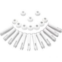 12 goupilles en Plastique de Piscine et 12 Joints , pour piscines métallique Rond 13' 24 'Intex et piscines à Cadre métallique rectangulaire,Intex