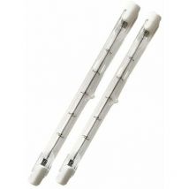 500W tube R7s 118mm halogène Dimmable Blanc Chaud 2800K ampoule crayon r7s linéaire 11000lm ac 200-240V pour l'éclairage de maison, travail,