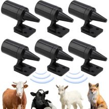 Choyclit - 6-Pack sifflet ultrason anti gibier, sifflet anti gibier pour voiture, repulsif sanglier, Effective Ultrasound for Roadside Animals
