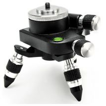 Choyclit - Adaptateur de Niveau Laser, Trépied Support en Alliage D'aluminium, Filetage 1/4" et 5/8'' pour la Plupart des Niveaux Lasers, Base