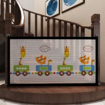 Choyclit - Barrière de sécurité,Barrière de sécurité extensible imprimée pour bébé (L89cmH85cm), Barrière de sécurité améliorée pour escaliers,