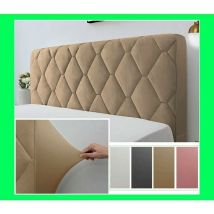 Camel,160cm Housse de Tête de Lit, Couverture de Tête de Lit Protecteur Housse Décorative Chambre à Coucher épaissi Pack Souple Anti-poussière