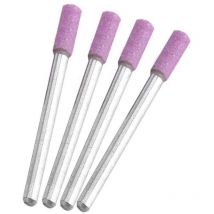 CHOYCLIT Diamant Affuteur Affuteuse de Chaine Tronçonneuse,Lime à Pierre pour Scie à Chaîne,Gabarit Affutage Chaine,avec 3 Tailles Différentes 4 mm,