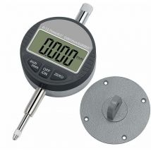 Choyclit - dtl led Micromètre numérique 0.001mm / 0.00005 '' Indicateur numérique Precision Gauge 0-12.7mm / 1 '' comparateur électronique/indicateur