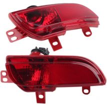 CHOYCLIT Ensemble antibrouillard arrière gauche 6350HA remplacement de la coque rouge pour Peugeot 206+ 20092012
