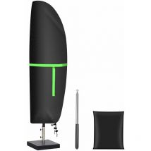 CHOYCLIT Housse de Protection pour Parasol, Housse Parasol, Protection UV Coupe Vent Anti Poussière et Imperméable Couverture de Parasol,