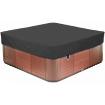 Choyclit - Housse pour Bain à Remous Carrée de Jardin, Bache de Protection pour Piscine en Tissu Oxford 210D Étanche à La Poussière Anti uv Plusieurs