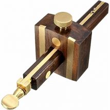 Choyclit - Jauge de marquage de bois, Trusquin à mortaise Profondeur Bois Scribe Avec Outil de Mesure de Vis en Laiton