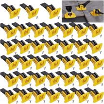 Choyclit - Jaune 50 pièces)Kit de Nivellement Pour Carrelage,Systeme de Nivellement Pour Carrelage,SystèMe de Nivellement de Carrelage,SystèMe de