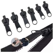 Choyclit - Kit instantané de réparation de glissière Zip, Pack de remplacement de sauvetage amovible à glissière fixe, Ensemble de fermeture éclair